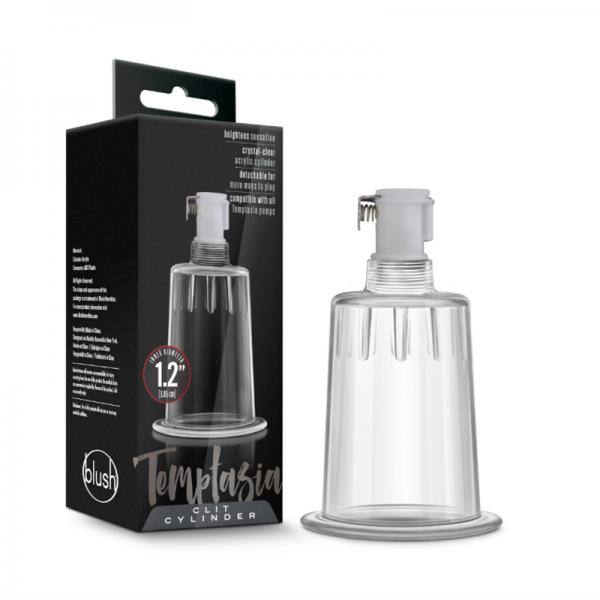 Temptasia - Clit Cylinder - 1.2in Diameter - Clear