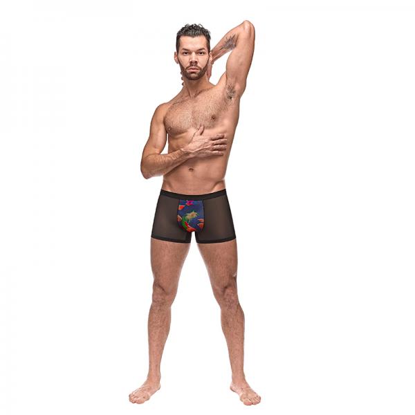 Mp Private Screening Short-fish Blk Xlg