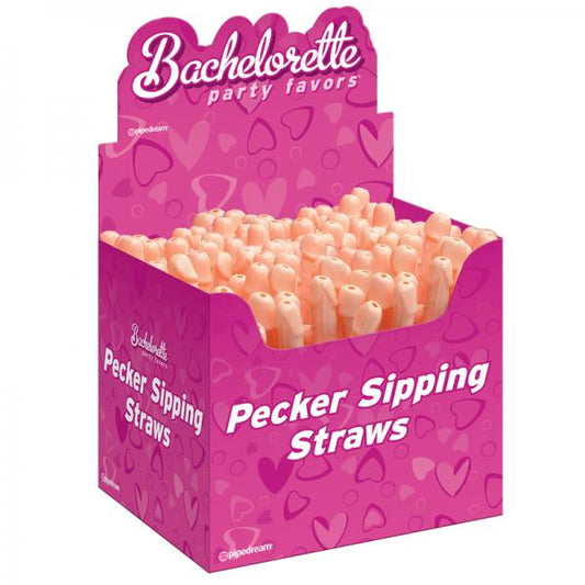 Bachelorette Party Favors Pecker Sipping Straws (display Of 144)