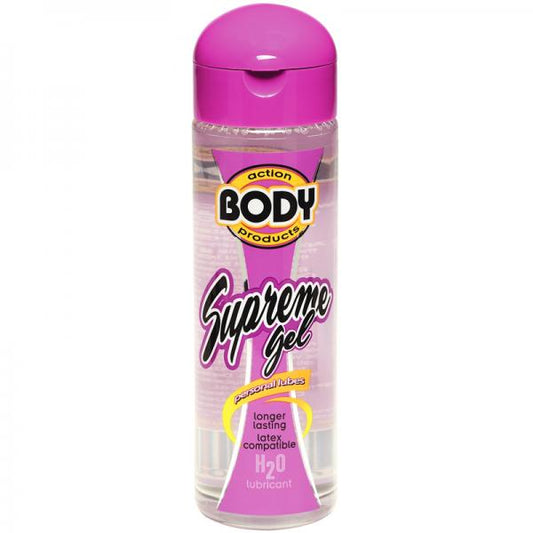 Body Action Supreme Water Based Gel Lubricant 4.8 Fl Oz