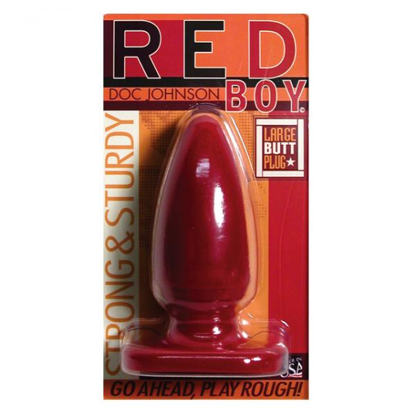 Red Boy - Large Butt Plug Red