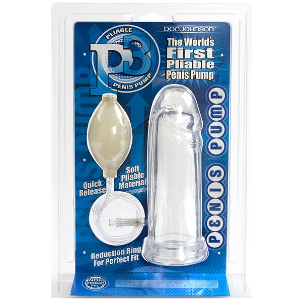 P3 Pliable Penis Pump Clear