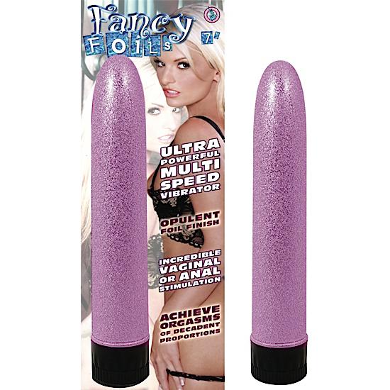 Fancy Foils 7 Inches Vibrator Fuchsia Pink