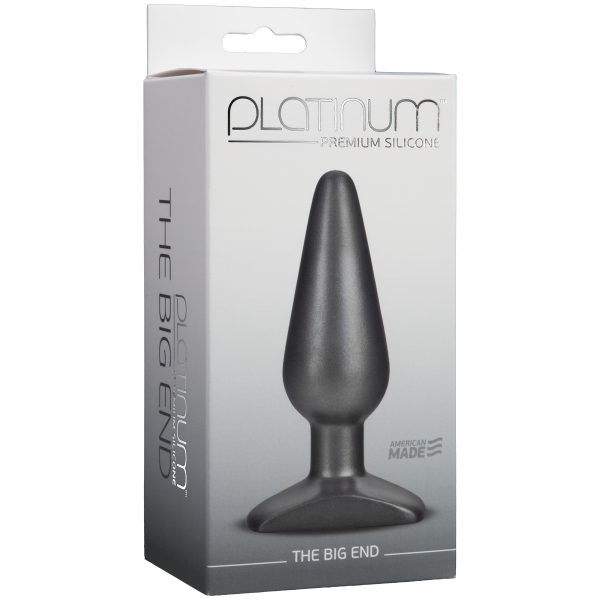 Platinum Premium Silicone The Big End Charcoal Plug