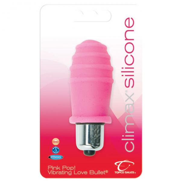 Climax Silicone Pink Pop! Vibrating Love Bullet