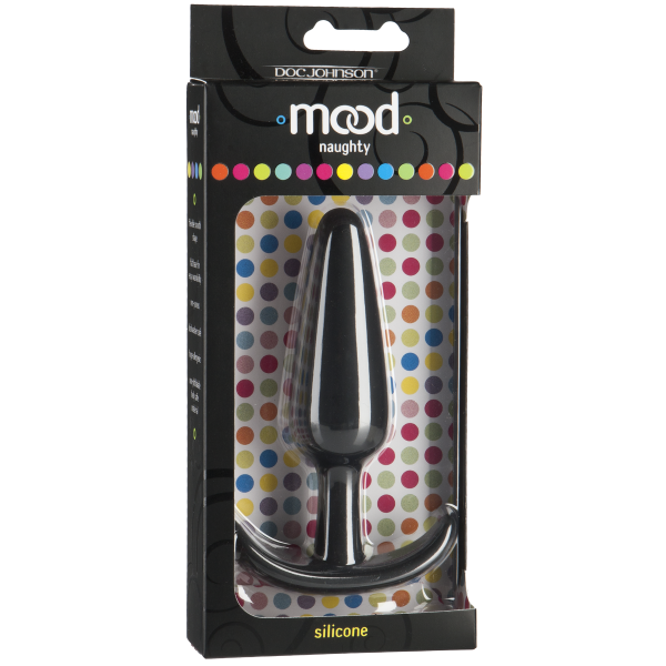 Mood Naughty Silicone Anal Plug Large Black