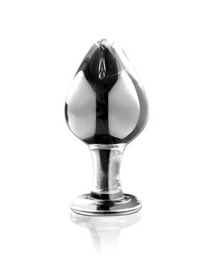 Icicles No 25 Glass Anal Plug Clear