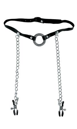 Fetish Fantasy Limited Edition O-Ring Gag & Nipple Clamps