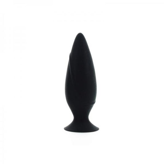 Corked Small Anal Plug - Charcoal