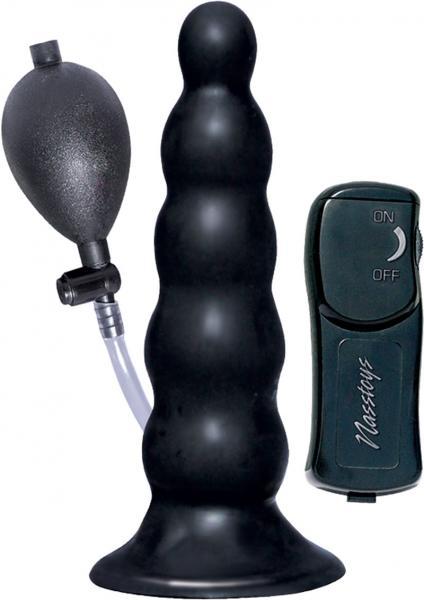 Ram Inflatable Vibrating Anal Expander Black