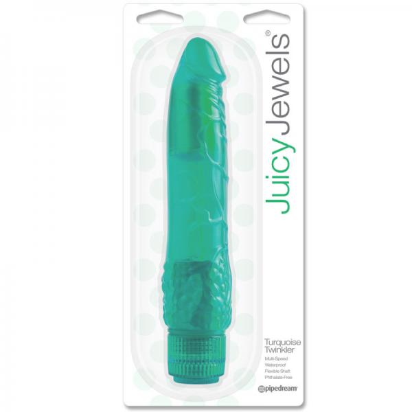 Juicy Jewels Turquoise Twinkler Green Vibrator