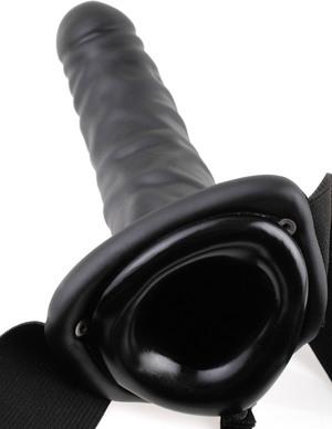 Fetish Fantasy 8 inches Hollow Strap On Black