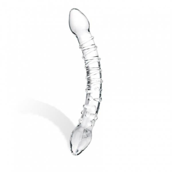 Glas Double Trouble Glass Dildo Clear