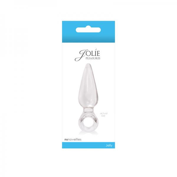 Jolie Pleasures Jellie Mini Butt Plug Clear