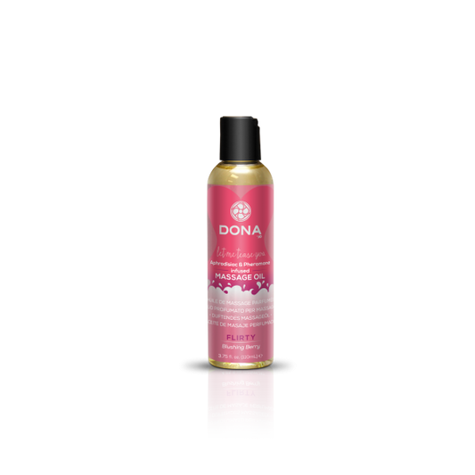 Dona Scented Massage Oil Flirty Blushing Berry 3.75oz