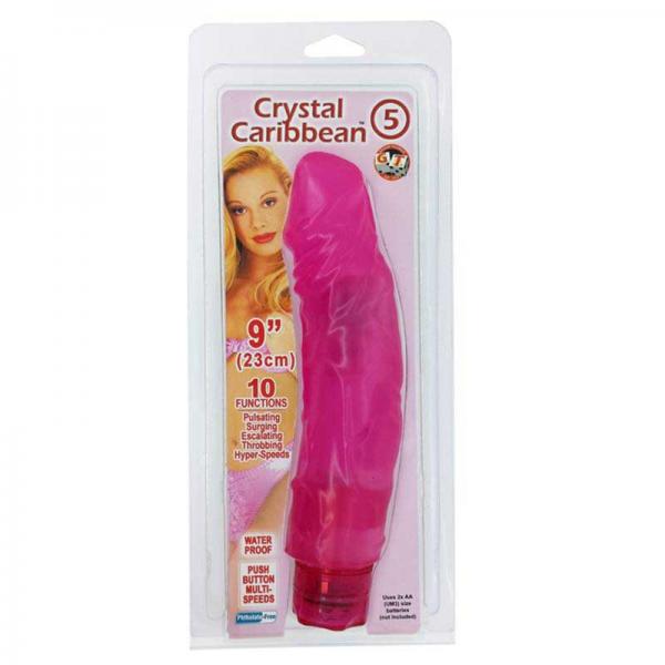 Crystal Caribbean #5 Waterproof Vibe - Pink