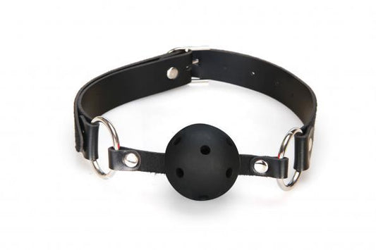 Lux Fetish Breathable Ball Gag Black