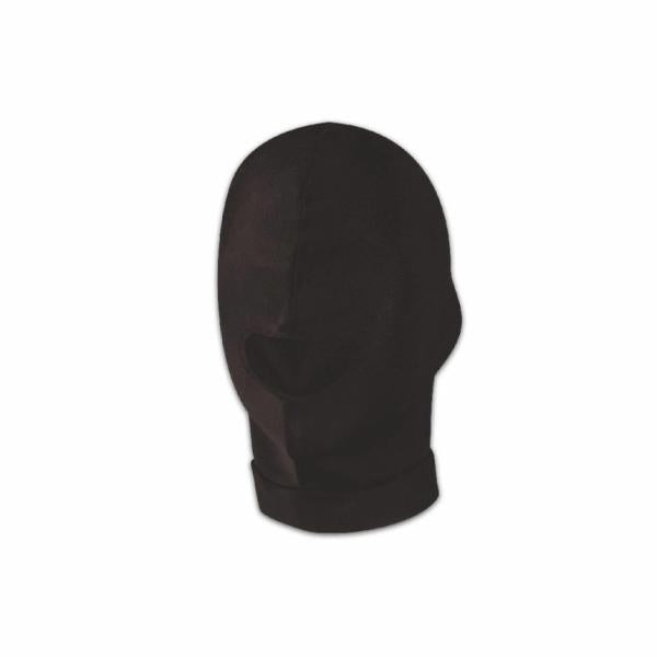 Lux Fetish Open Mouth Stretch Hood Black O/S