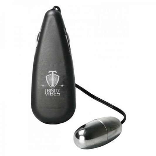 Trinity Vibes Silver Vibrating Egg