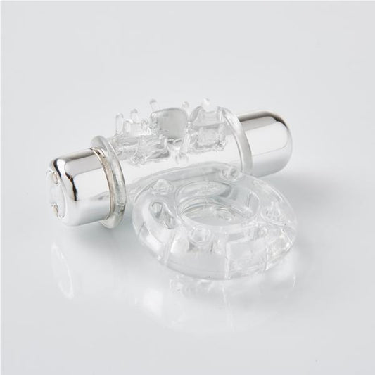 Sensuelle Bullet Ring 7 Function Cockring Clear