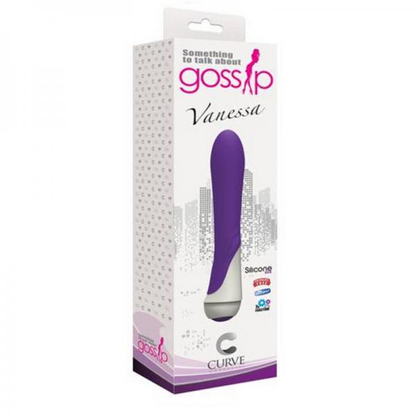 Vanessa 7 Function Waterproof Silicone Vibrator Purple