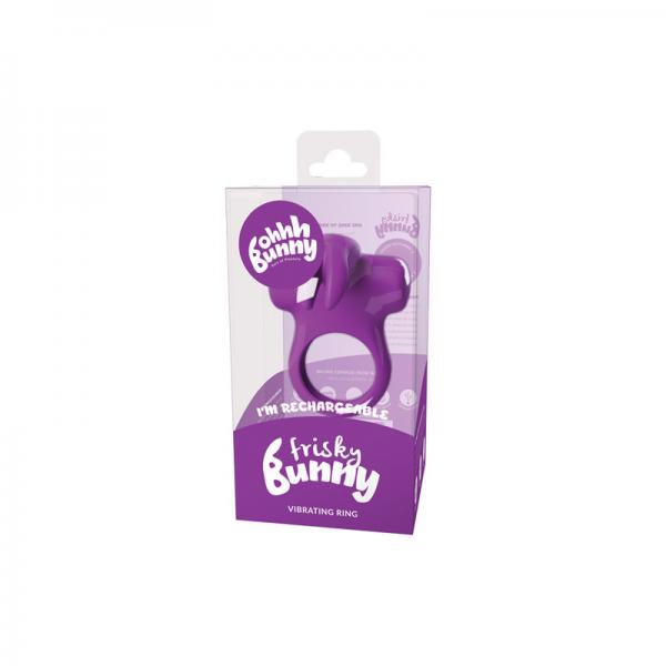 Frisky Bunny Vibrating Ring Purple