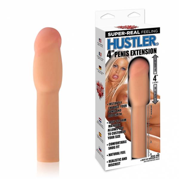 Hustler 4 inches Penis Extension Beige