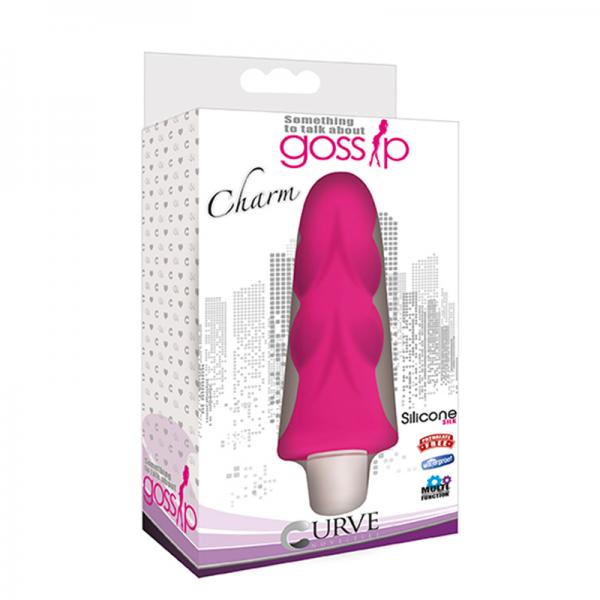 Gossip Charm 3 Speed 4 Function Silicone Vibe Pink