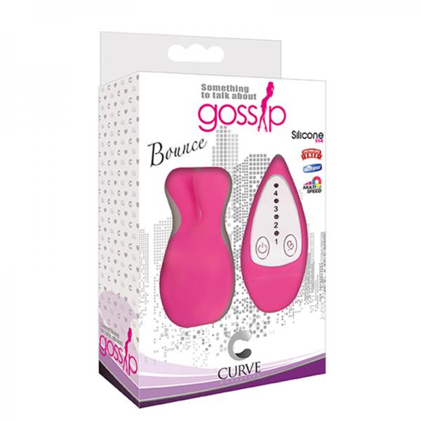 Gossip Bounce 4 Speed Silicone Egg Vibe Pink