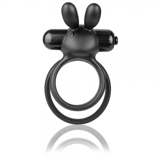 Ohare XL Vibrating Rabbit Double Ring Black