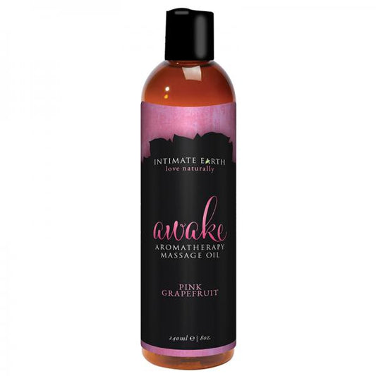 Intimate Earth Awake Massage Oil 8oz