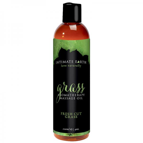 Intimate Earth Grass Massage Oil 120ml.