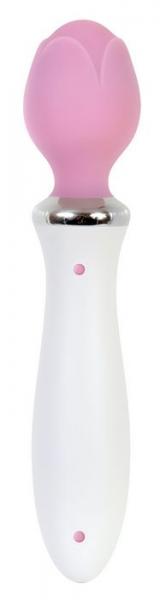 Luminous Rose Rechargeable Wand Massager Pink