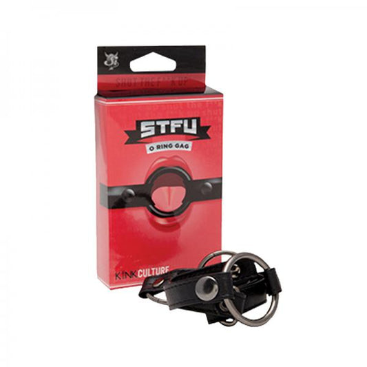 STF Up O Ring Gag Black