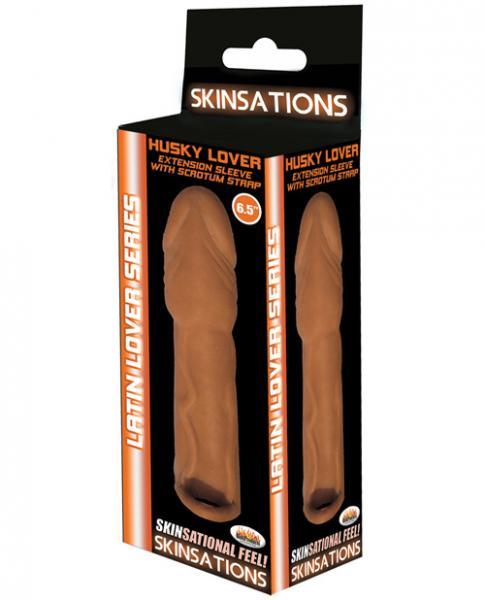 Latin Lover 6.5 inches Husky Lover Extension Sleeve Scrotum Strap