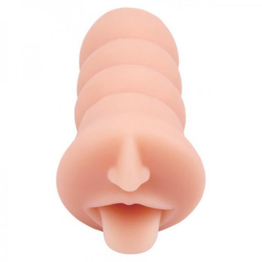 Skinsations Cum Guzzler Mouth & Tongue Stroker Beige