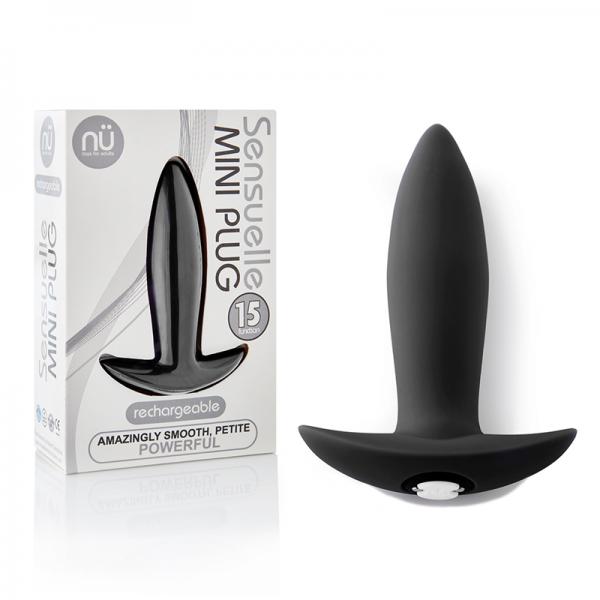 Sensuelle Mini Butt Plug Black