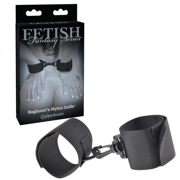 Fetish Fantasy Beginner's Beginner's Nylon Cuffs Black