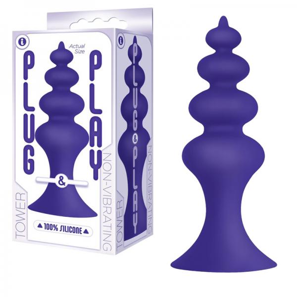 The 9's, Plug & Play, Silicone Plug, Tower, Plum