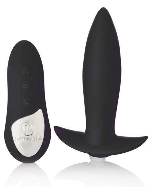 Sensuelle Remote Control Rechargeable Mini Plug Black