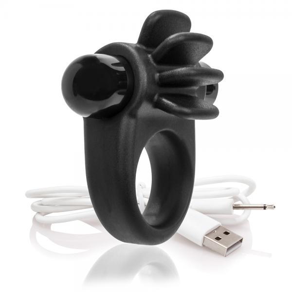 Charged Skooch Vibrating Ring Black