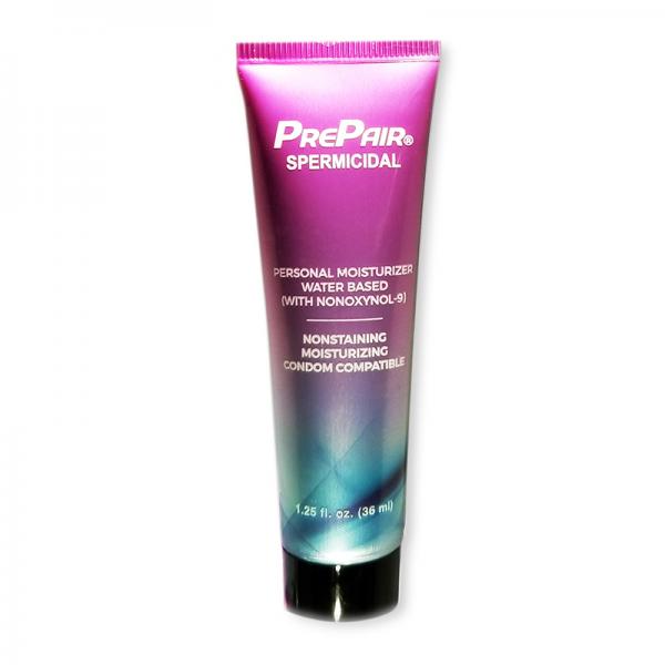 Prepair Spermicidal Water Based Lubricant 1.25oz Tube