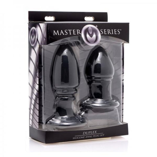 Masters Duplex Silicone Anal Plug Set