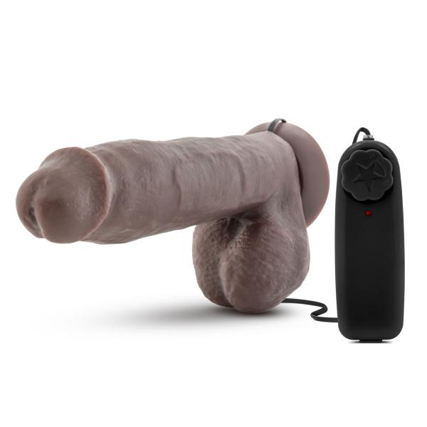 X5 Plus 8 inches Realistic Cock Chocolate Vibrating