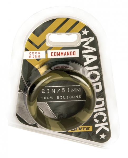 Major Dick Wide Silicone Donut 2 inches Ring Camo