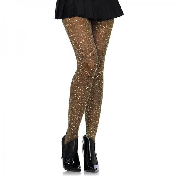 Lurex Tights O/s Black/gold