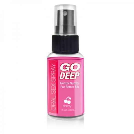 Go Deep Oral Sex Spray Cherry 1 Fl Oz