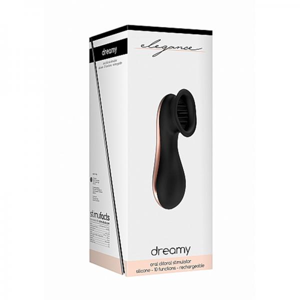 Elegance Dreamy Oral Clitoral Stimulator - Black