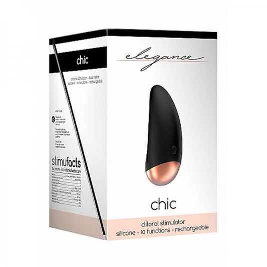 Elegance Chic Clitoral Stimulator - Black