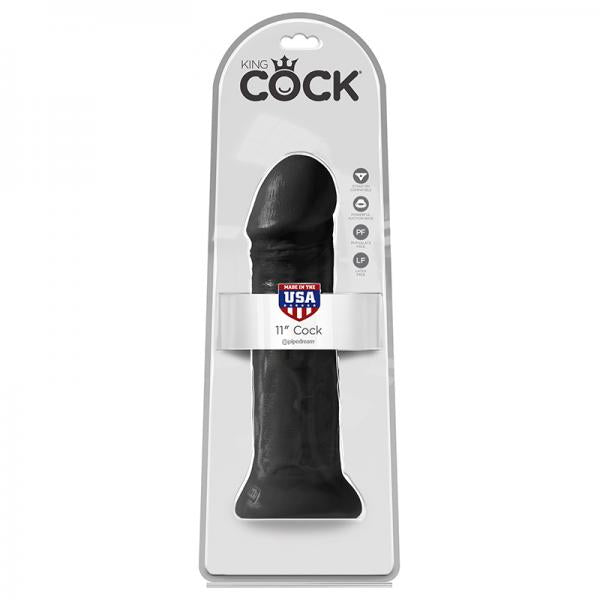 King Cock 11in Cock Black